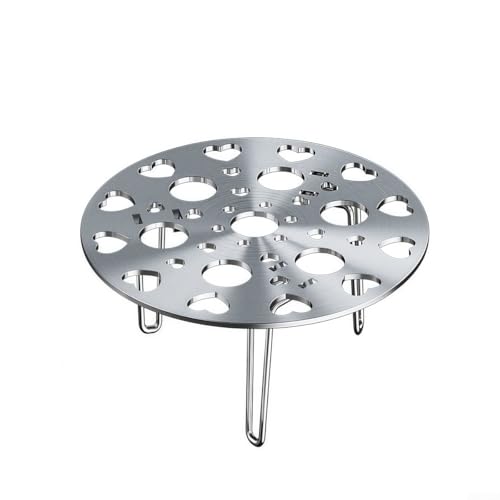 Dampfgestell zum Kochen verschiedener Lebensmittel, perfekt für Hobbyköche (13,5 cm, Silber) von Eawfgtuw