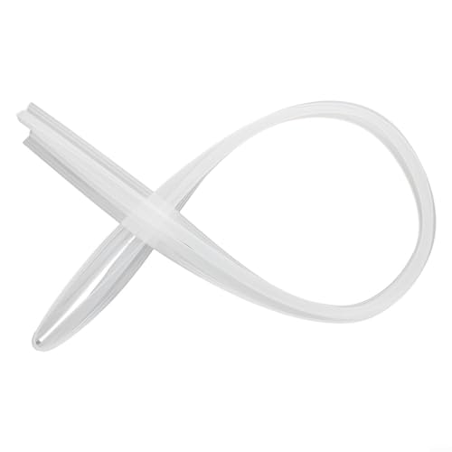 Dichtungsstreifen aus Silikongummi, Typ H, wasserdicht, 2 m für 10 mm oder 12 mm Glas (10 mm) von Eawfgtuw