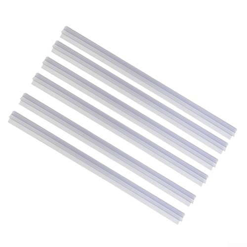 Duschtürdichtung, Wasserabweiser für Glastüren, einfache Installation, keine Klebstoffe erforderlich (17 mm), 2 Stück von Eawfgtuw