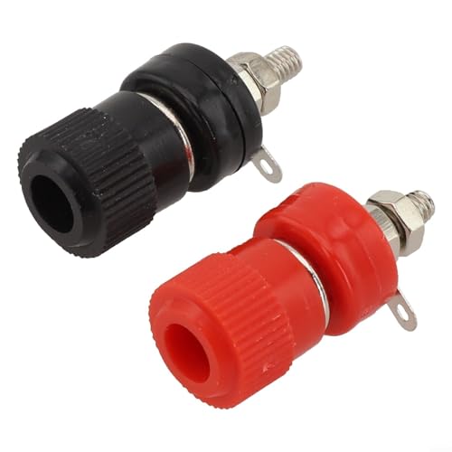 Eawfgtuw 1 Paar JS-999B Terminal BindingPost 4 mm Batterie-Stromabzweigverbinder Terminal Eawfgtuw 1 Paar JS-999B Terminal BindingPost 4 mm Batterie-Stromabzweigverbinder Terminal von Eawfgtuw