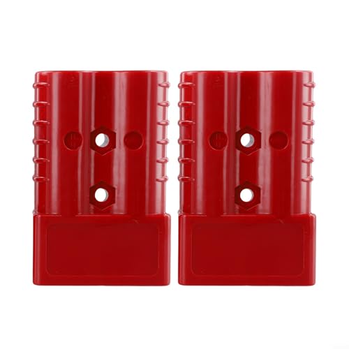 Eawfgtuw 2 Stück, 350 A für Gabelstapler-Batterieanschluss, grau und rot (rot) von Eawfgtuw