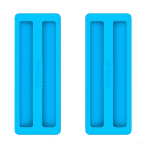 Eawfgtuw 2 Stück Silikon Toaster Staubschutz Küchengeräte Schutz Hitzebeständige Staubdichte Abdeckung für 2 Scheiben Toaster Frühstücksmaschine (Blau) von Eawfgtuw