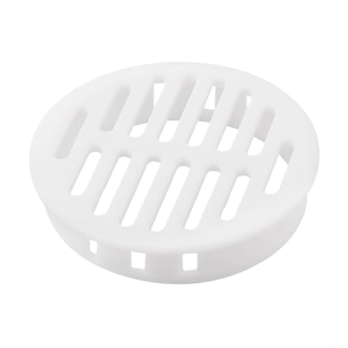 Eawfgtuw 20 Stück 50 mm runde Lüftungsschlitze aus Kunststoff, für nahtlose Installation und effektive Luftzirkulation, Schrank-Belüftungsabdeckung (weiß) von Eawfgtuw