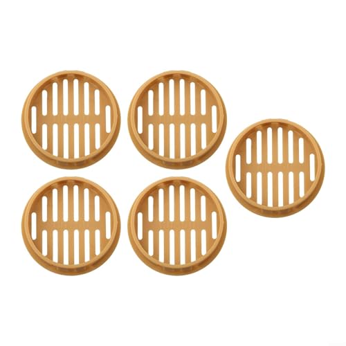 Eawfgtuw 20 Stück 50 mm runde Lüftungsschlitze aus Kunststoff für nahtlose Installation und effektive Luftzirkulation, Schrank-Belüftungsabdeckung (gelb) von Eawfgtuw