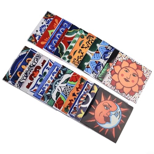 Eawfgtuw 24 Stück Vintage Selbstklebende Wandaufkleber Badezimmer Küche Wasserdicht Fliesen Decals PVC Dekorative Aufkleber für Wohnzimmer Esszimmer TV Hintergrund Studie Eawfgtuw 24 Stück Vintage Selbstklebende Wandaufkleber Badezimmer Küche Wasserdicht Fliesen Decals PVC Dekorative Aufkleber für Wohnzimmer Esszimmer TV Hintergrund Studie von Eawfgtuw