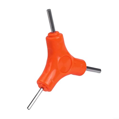 Eawfgtuw 3-in-1-Sechskantschlüssel-Set, verschiedene Größen, Chrom-Vanadium-Stahl, Handwerkzeuge für die Fahrradwartung, 2,5–8 mm (3–4–5 mm) von Eawfgtuw