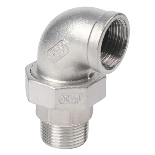 Eawfgtuw 304 Edelstahl 90 Grad Winkelrohr Fitting 1 Zoll Innengewinde Anschluss für Wasser Öl System Hochdruck Temperaturbeständig Sanitär Eawfgtuw 304 Edelstahl 90 Grad Winkelrohr Fitting 1 Zoll Innengewinde Anschluss für Wasser Öl System Hochdruck Temperaturbeständig Sanitär von Eawfgtuw