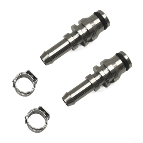 Eawfgtuw 304 Edelstahl-Schlauchverbinder-Schaft, passend für Puzzi 100, 200, 300, 8/1 Pro Series Teppich-Polsterreiniger 4.443-019.0, einfache Installation (2er-Pack) von Eawfgtuw