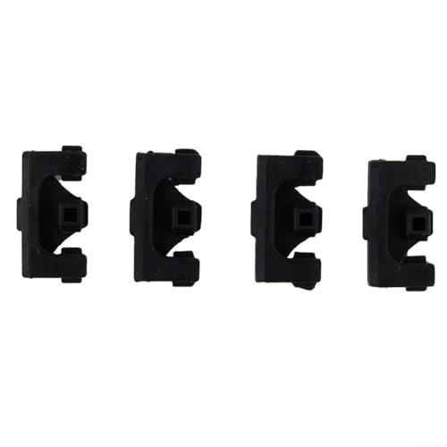 Eawfgtuw 4 Stück Luftfritteusen-Silikonspitzen-Ersatz, hitzebeständiger Korbschutz für Grillpfanne, Gummi-Stoßstangen, Beschichtung, kompatibel mit den meisten (1) von Eawfgtuw