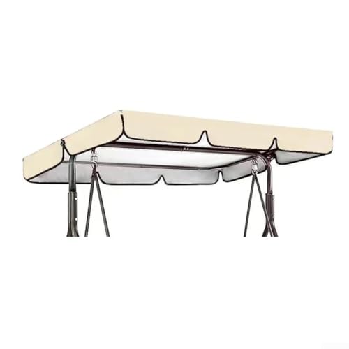 Eawfgtuw Abdeckung für Hollywoodschaukel, 190T, Oxford-Stoff, wasserdicht, staubdicht, UV-Schutz, Sonnenschutz für Innenhofmöbel, wetterbeständig, Beige 142 x 120 x 18 cm Eawfgtuw Abdeckung für Hollywoodschaukel, 190T, Oxford-Stoff, wasserdicht, staubdicht, UV-Schutz, Sonnenschutz für Innenhofmöbel, wetterbeständig, Beige 142 x 120 x 18 cm von Eawfgtuw