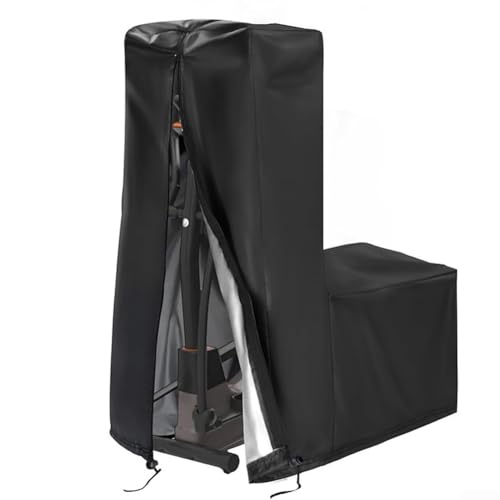 Eawfgtuw Abdeckung für Trainingsgeräte, wasserdicht, für den Heimgebrauch, drinnen und draußen, mit Kordelzug-Reißverschluss-Design, Fitnessgerät-Abdeckung (165 x 65 x 140 cm) von Eawfgtuw