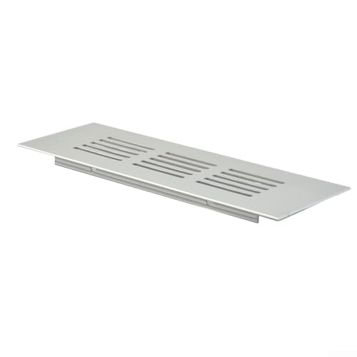 Eawfgtuw Aluminium-Abdeckung für Schrank, rechteckig, widerstandsfähig, wasserdicht, Lüftungsgitter für Kleiderschränke, Schuhschränke (50 x 150 mm) von Eawfgtuw