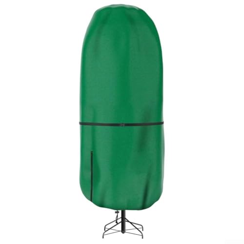 Eawfgtuw Aufrechte Aufbewahrungstasche für Weihnachtsbaum, wasserdichte Oxford-Abdeckung mit verstellbaren Riemen und Reißverschlüssen, passend für künstliche Bäume zum Staub- und Insektenschutz von Eawfgtuw