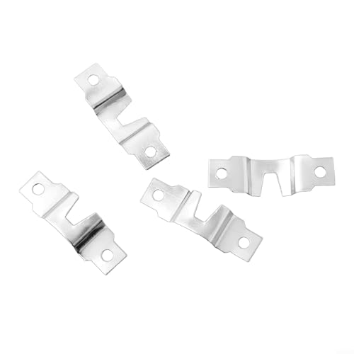 Eawfgtuw Bilderrahmen-Haken, horizontal, gerade, für Bilderrahmen, Gemälde, Spiegel, 48 x 11 mm, 15–20 kg Traglast (50 Stück) von Eawfgtuw