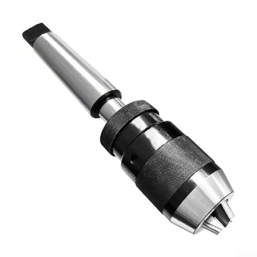 Eawfgtuw Bohrfutter, kompatibel mit Drehmaschine, selbstspannendes Werkzeug, kein Schlüssel erforderlich, hochwertige Stahlkonstruktion, werkzeugloser Betrieb, Bohrfutter (1–16 mm B16 MT2-Stange) von Eawfgtuw