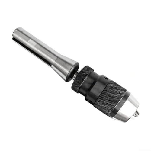 Eawfgtuw Bohrfutter, kompatibel mit Drehmaschine, selbstspannendes Werkzeug, kein Schlüssel erforderlich, hochwertige Stahlkonstruktion, werkzeugloser Betrieb, Bohrfutter (1–16 mm B18 R8 Stange) von Eawfgtuw