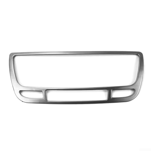 Eawfgtuw Center Dashboard Air Vent Decorative Frame Stainless Steel Interior Trim Panel Cover Accessories Center Console Frame Stainless Steel Vent Cover (A) von Eawfgtuw