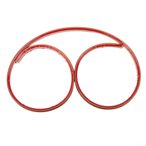 Eawfgtuw Dekorative 3D-PVC-Wandbordüre, 1 m Länge, leicht zu reinigen und auf glatten Oberflächen wie Glas und Fliesen zu installieren (braun) von Eawfgtuw