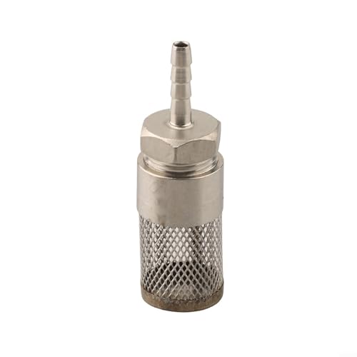 Eawfgtuw Edelstahl 304 Schlauchstutzenfilter | Sieb, Netzrohrpumpensieb | für Kraftstoff-Wasser-Bewässerung 6 mm - 18 mm | temperaturbeständiges Netzrohr (6 mm) von Eawfgtuw