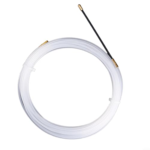 Eawfgtuw Einziehbare Kabelzughilfe, 3 mm, Nylondraht mit Finderkopf und Öse für einfache und präzise elektrische Installation in engen oder schwer zugänglichen (20 m) von Eawfgtuw