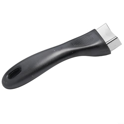 Eawfgtuw Ersatzgriff für Topf- und Pfannengriff, hitzebeständiger, abnehmbarer Seitengriff für Kochtopf und Kochgeschirr, verbrühungssicher (schwarz) von Eawfgtuw