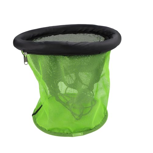 Eawfgtuw Faltbarer Fischnetzhalter schwimmender Korb mit EVA-Streifen, schnell trocknend, gummiertes Netz, Unterwasser-Aufbewahrungskorb für lebende Fische (25 cm) von Eawfgtuw