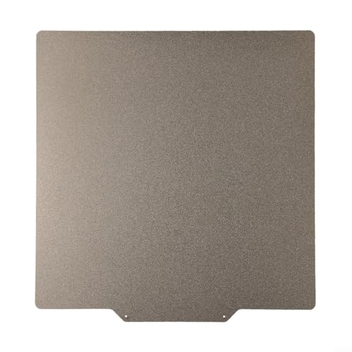 Eawfgtuw Federstahl doppelseitige Druckplatte 230 x 230 mm, für 3D-Drucker, biegbar und leicht zu entfernende Platte, mit strukturierter PEI und glatter PEO-Beschichtung (A) von Eawfgtuw