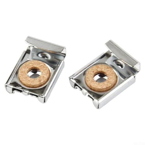 Eawfgtuw Für 4 verchromte Spiegel-Befestigungsset mit rahmenlosen Glashalterungsclips und Befestigungsklemmen für Wandaufhängung von Spiegeln oder Bildern, silberfarbenes Metall Eawfgtuw Für 4 verchromte Spiegel-Befestigungsset mit rahmenlosen Glashalterungsclips und Befestigungsklemmen für Wandaufhängung von Spiegeln oder Bildern, silberfarbenes Metall von Eawfgtuw