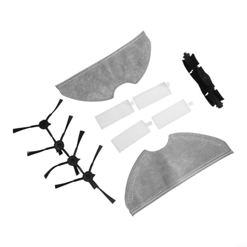 Eawfgtuw Für Ersatzteile Kit für Tapo RVA100 RV10 RV10 Plus RV30 RV30 Plus Roboterstaubsauger, Hauptborstenbürste, Seitenbürsten-Set, Filterersatzset, Wischmopp Eawfgtuw Für Ersatzteile Kit für Tapo RVA100 RV10 RV10 Plus RV30 RV30 Plus Roboterstaubsauger, Hauptborstenbürste, Seitenbürsten-Set, Filterersatzset, Wischmopp von Eawfgtuw