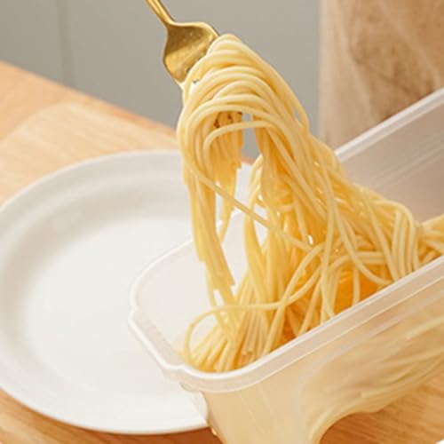 Eawfgtuw Für Mikrowelle Nudelkocher und Nudelaufbewahrungsbox mit Deckel und Abflusslöchern, 1,3 l BPA-PP Küchenbehälter zum Kochen und Abseihen Eawfgtuw Für Mikrowelle Nudelkocher und Nudelaufbewahrungsbox mit Deckel und Abflusslöchern, 1,3 l BPA-PP Küchenbehälter zum Kochen und Abseihen von Eawfgtuw