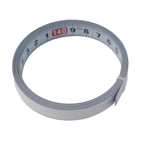 Eawfgtuw Für metrisches Gehrungsbandmaß, Skala, Lineal, 1–5 m, Stahl, selbstmessendes Maßband für Holzbearbeitung, Werkbänke, Tischsäge, Fräsen, Bandsäge und Gehrungssägen-Werkzeuge (3-Mittel) Eawfgtuw Für metrisches Gehrungsbandmaß, Skala, Lineal, 1–5 m, Stahl, selbstmessendes Maßband für Holzbearbeitung, Werkbänke, Tischsäge, Fräsen, Bandsäge und Gehrungssägen-Werkzeuge (3-Mittel) von Eawfgtuw