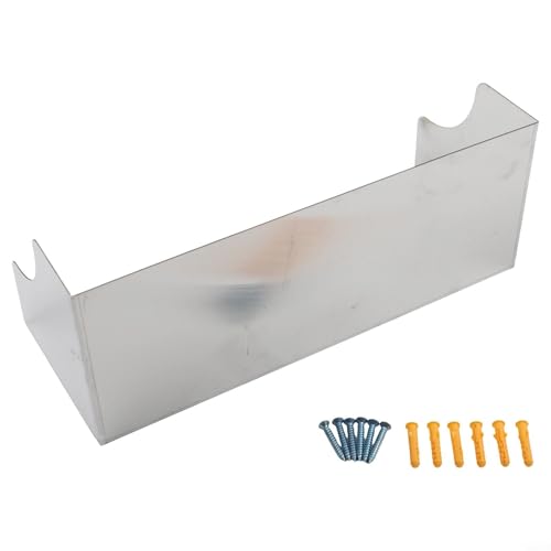 Eawfgtuw Gardinenstangenhalterungen, 6 Stück, Deckenhalterung, Stangenhalterung mit Schrauben, Aluminium-Vorhangbeschläge für 2528 mm Stangen, für Fensterbehandlungsbeschläge und für Fenster (weiß) von Eawfgtuw