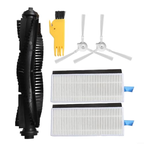 Eawfgtuw Hauptseitenbürstenfilter-Set mit gelber Flachbürste, für 360 S6 Roboter-Staubsauger-Filterrolle, Hauptbürste, Wischmopp, Ersatzteile, Ersatzteil-Zubehör Eawfgtuw Hauptseitenbürstenfilter-Set mit gelber Flachbürste, für 360 S6 Roboter-Staubsauger-Filterrolle, Hauptbürste, Wischmopp, Ersatzteile, Ersatzteil-Zubehör von Eawfgtuw