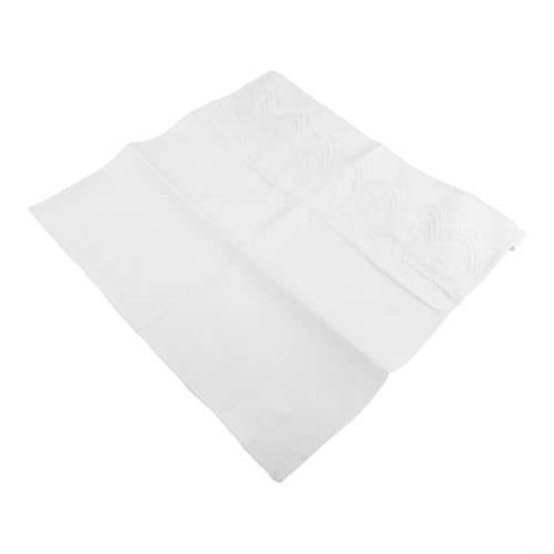 Eawfgtuw Heizkörper-Staubschutz, Spitzendesign, atmungsaktiv, gesponnenes Leinen, Schutzhülle für Haushaltsheizgeräte, elegante weiße Heimdekoration (40 cm) von Eawfgtuw