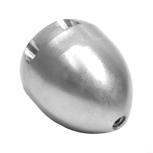 Eawfgtuw Hochdruck-Abwasserdüse für Rohrleitungsreinigung, 360 Grad drehbar, vorne 1 hinten, 6 Sprühlöcher, Edelstahl, 30 l, 40 l, 60 l, Größen 1,27 cm (1/2 Zoll) Fitting (40 l) von Eawfgtuw