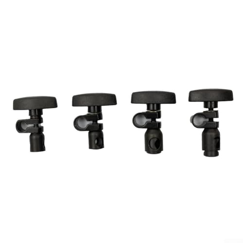 Eawfgtuw Hülsen-Drehspannfutter für magnetischen Ständerhalter, Aluminiumlegierung, Messuhrhalterung mit mehreren Lochgrößen, 10 mm, 12 mm, 14 mm, 16 mm, CNC-Metallbearbeitung (D12-D12) von Eawfgtuw