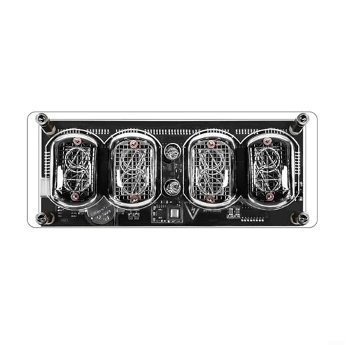 Eawfgtuw IN12 Nixie Tube Clock Digital LED Tube Clock Kit DIY Elektronisches Modul, Ausgestattet mit RGB Atemlicht Hintergrund, USB Netzteil, Speicherfunktion Eawfgtuw IN12 Nixie Tube Clock Digital LED Tube Clock Kit DIY Elektronisches Modul, Ausgestattet mit RGB Atemlicht Hintergrund, USB Netzteil, Speicherfunktion von Eawfgtuw