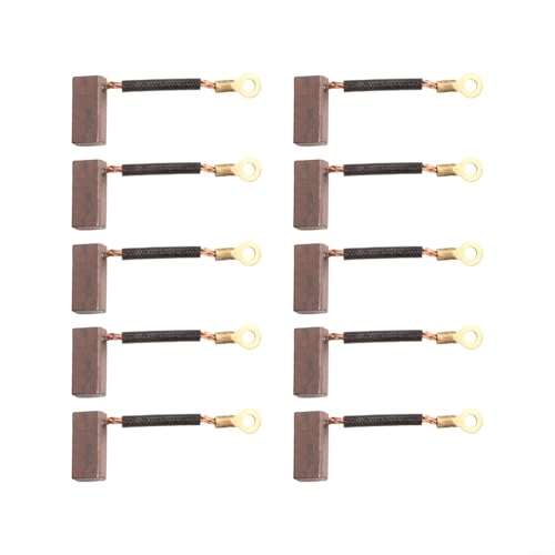 Eawfgtuw Kohlebürste für 6 x 8 x 17 mm DC-Motor, Ersatz-Kupfer-Graphitbürste für Elektromotor, Elektrowerkzeug für Ersatz-Tauchpumpe von Eawfgtuw