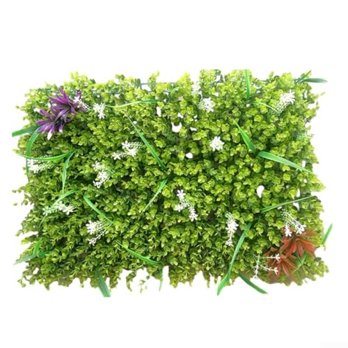 Eawfgtuw Künstliches grünes Gras-Wandpaneel, dekorative Pflanzenmatte, für drinnen und draußen, synthetischer Rasenschutz für Zuhause, Wohnzimmer, Hotel, Büro, Hintergrunddekoration, 40 x 60 cm (A) Eawfgtuw Künstliches grünes Gras-Wandpaneel, dekorative Pflanzenmatte, für drinnen und draußen, synthetischer Rasenschutz für Zuhause, Wohnzimmer, Hotel, Büro, Hintergrunddekoration, 40 x 60 cm (A) von Eawfgtuw