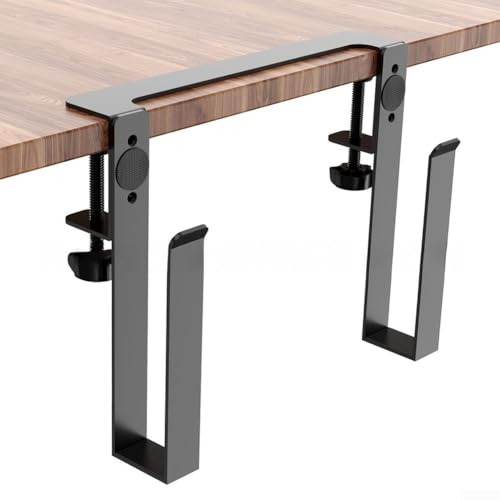 Eawfgtuw Laptop-Aufbewahrungsregal mit Lade- und Kühlhalterung, verstellbare Schreibtischhalterung aus Aluminiumlegierung für Laptops, Tablets, Bücher und Ordner (schwarz-1) von Eawfgtuw