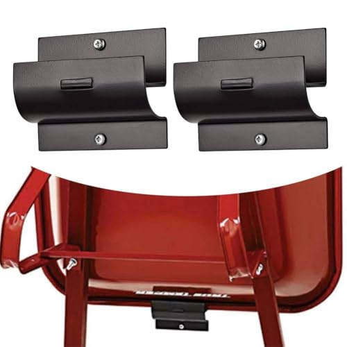 Eawfgtuw Leiter-Wandhalterung, robuster Leiterhaken für Garage, Leiter, Aufbewahrung, Wandmontage, Werkzeughaken, Metallleiterhalter, Schubkarre, Wandaufhänger, Garagenorganisationsregal (1 Stück) von Eawfgtuw