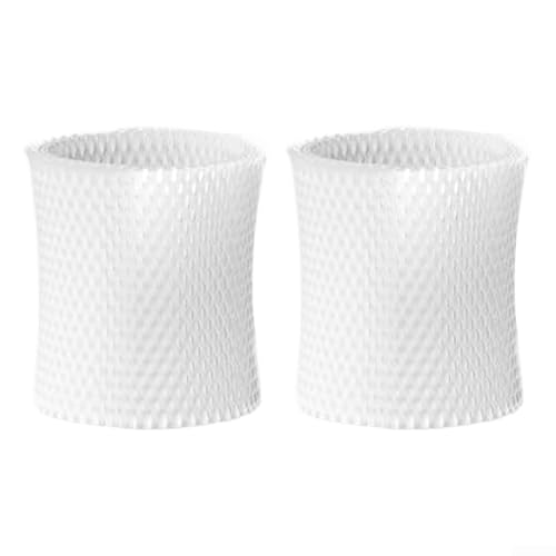 Eawfgtuw Luftbefeuchter-Ersatzfilter, 8-lagiges Netz-Design, wasserabsorbierendes Holzzellstoffmaterial, geeignet für Nachttisch-Luftbefeuchter, Luftreinigungssystem zu Hause (2 Stück) von Eawfgtuw