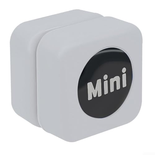 Eawfgtuw Magnetischer Reiniger für Aquarien, Mini-Reinigungsgerät, doppelseitig, weiche Faserbürste für Aquarien, Glaswände, Wartung unter 6 mm Glas (weiß) von Eawfgtuw