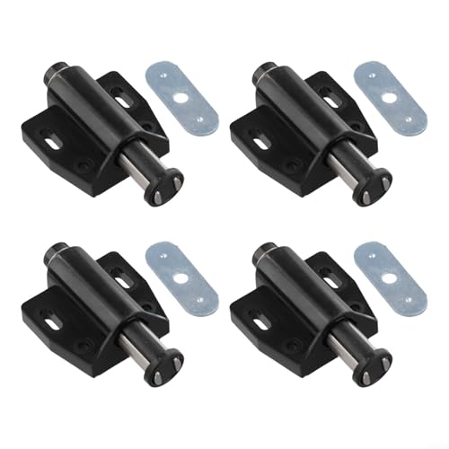 Eawfgtuw Magnetischer Schnappverschluss für Schranktüren, Touch-Release-Hardware für Küchenschränke, Schubladen, Kleiderschränke, Badezimmerschränke, langlebiges ABS-Material, 55 x Schwarz Eawfgtuw Magnetischer Schnappverschluss für Schranktüren, Touch-Release-Hardware für Küchenschränke, Schubladen, Kleiderschränke, Badezimmerschränke, langlebiges ABS-Material, 55 x Schwarz von Eawfgtuw