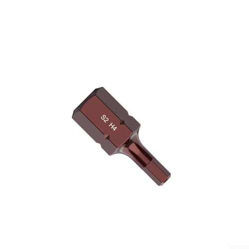Eawfgtuw Magnetischer Torx-Schraubendreher-Bit aus S2-Stahl, 30 mm Länge mit 10 mm Sechskantschaft, Stern-Treiberkopf mit hoher Härte, für manuelle oder elektrische Schraubendreher, kompatibel mit (H4 von Eawfgtuw
