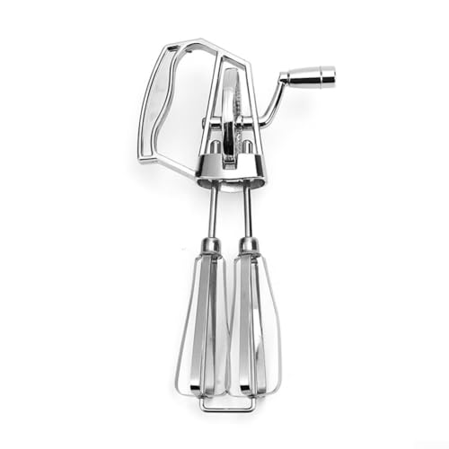 Eawfgtuw Manueller Eierschläger aus Edelstahl mit Handkurbel und einstellbarer Geschwindigkeit zum Backen, Schlagsahne, Mischen von Teig, Saucen und Dressings, leicht zu reinigen und aufzubewahren Eawfgtuw Manueller Eierschläger aus Edelstahl mit Handkurbel und einstellbarer Geschwindigkeit zum Backen, Schlagsahne, Mischen von Teig, Saucen und Dressings, leicht zu reinigen und aufzubewahren von Eawfgtuw