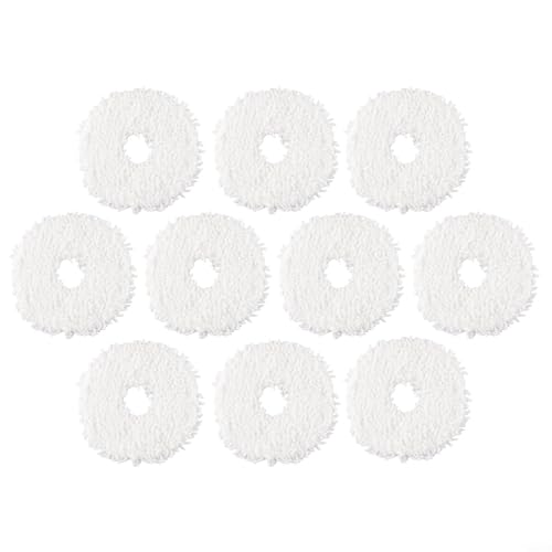 Eawfgtuw Mikrofaser-Wischmopp-Pads, kompatibel mit Eureka J12 für Ultra Saugroboter, waschbare Ersatz-Wischtücher, Tierhaarreinigung, Nassmopp-Aufsätze für harte Böden, 10 Stück Eawfgtuw Mikrofaser-Wischmopp-Pads, kompatibel mit Eureka J12 für Ultra Saugroboter, waschbare Ersatz-Wischtücher, Tierhaarreinigung, Nassmopp-Aufsätze für harte Böden, 10 Stück von Eawfgtuw