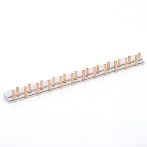 Eawfgtuw Power Comb Splitter 12 Module 63A 230V Terminal Block for Circuit Breaker Pure Copper Horizontal Sammelschiene Elektrisches Verteiler-Verbindungssystem (C) von Eawfgtuw
