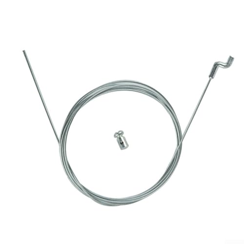 Eawfgtuw Professionelles Z-Hook-Rasenmäher-Motorsteuerungskabel, 200 cm, Gasantrieb, Bremsdraht, Ersatz-Set mit Stahlschraubnippel für Gartentraktoren Eawfgtuw Professionelles Z-Hook-Rasenmäher-Motorsteuerungskabel, 200 cm, Gasantrieb, Bremsdraht, Ersatz-Set mit Stahlschraubnippel für Gartentraktoren von Eawfgtuw