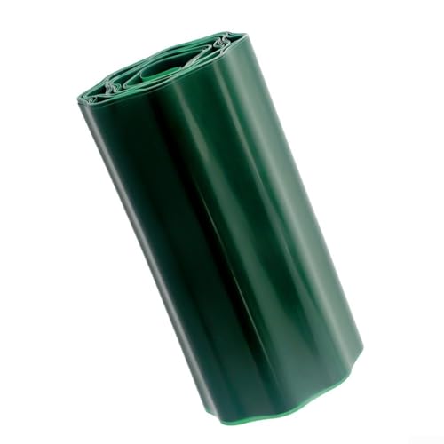 Eawfgtuw Rasenkante für den Garten, 30 cm/40 cm, flexibler PP-Kunststoff, Wegeinfassung, Zaun, Outdoor-Landschaftsdekoration, wetterbeständig, einfache Installation, 9 m Länge, grün (40 cm) von Eawfgtuw